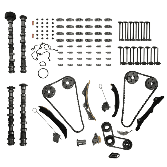 Camshaft Timing Chain Kit Rocker Arm Valve Lifter Gasket Seal For 2011-2015 Chrysler Dodge Jeep 3.6L