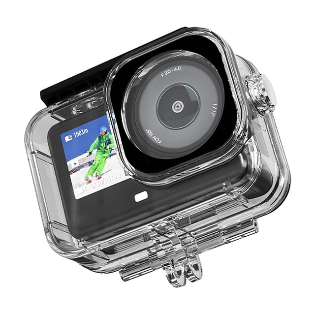 NATEFEMIN Waterproof Camera Case For DJI Osmo Action 6 60M Underwater Shooting With Quick Pull Movable Socket Screw