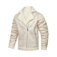 thumbnail image 1 of Chaqueta acolchada de algodón para exteriores para motocicleta, de piel cálida y acolchada, de talla grande, de estilo europeo y americano, para hombre, 1 of 6