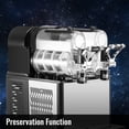 thumbnail image 2 of BENTISM Commercial Slushy Machine, 3Lx2Tank Slushie Machine, 340W Frozen Drink Machine with Temperature Preservation, Slushy Maker Machine for Supermarkets Cafes Restaurants Bars, Black 3L*2, 2 of 9