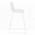 thumbnail image 4 of Office Chairs - 1-Piece White Leather Look & Metal, Standing Desk Suitable, 4 of 12