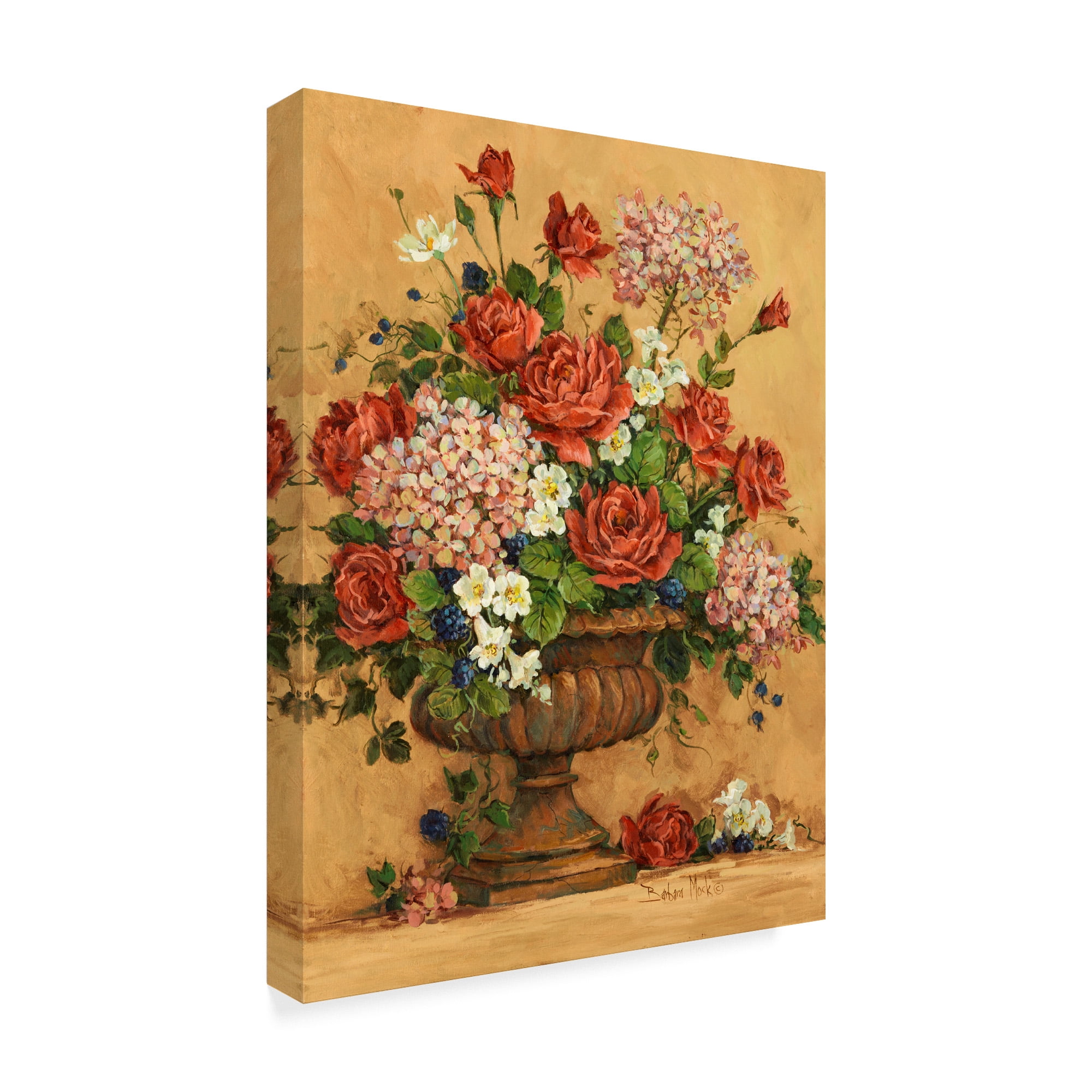 Trademark Fine Art ' Summer Rose Spectacular' Canvas Art by Barbara Mock