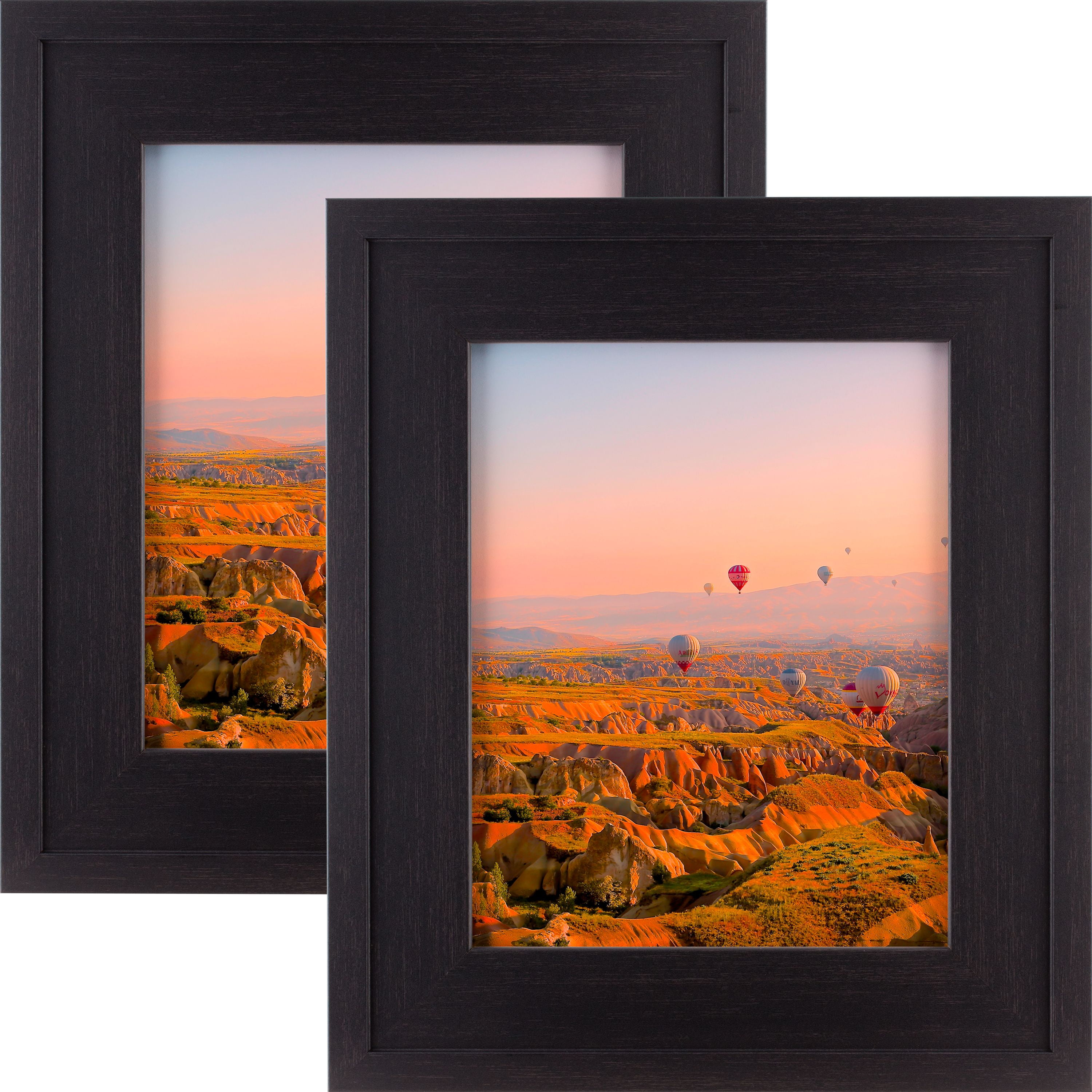 Craig Frames Marshall Step Composite, Wide Black Coffee Picture Frame