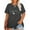 9-1-Gray, variant on XCHQRTI Plus Size Daisy Women Tshirt Graphic Oversized Tees Short Sleeve Casual Tee