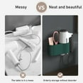 thumbnail image 4 of CVLNCYCLING Hair Dryer Holder Wall Mount,Hair Dryer Rack Adhesive Styling Tool Organizer Storage,Dryer Storage Basket for Bathroom, 4 of 7
