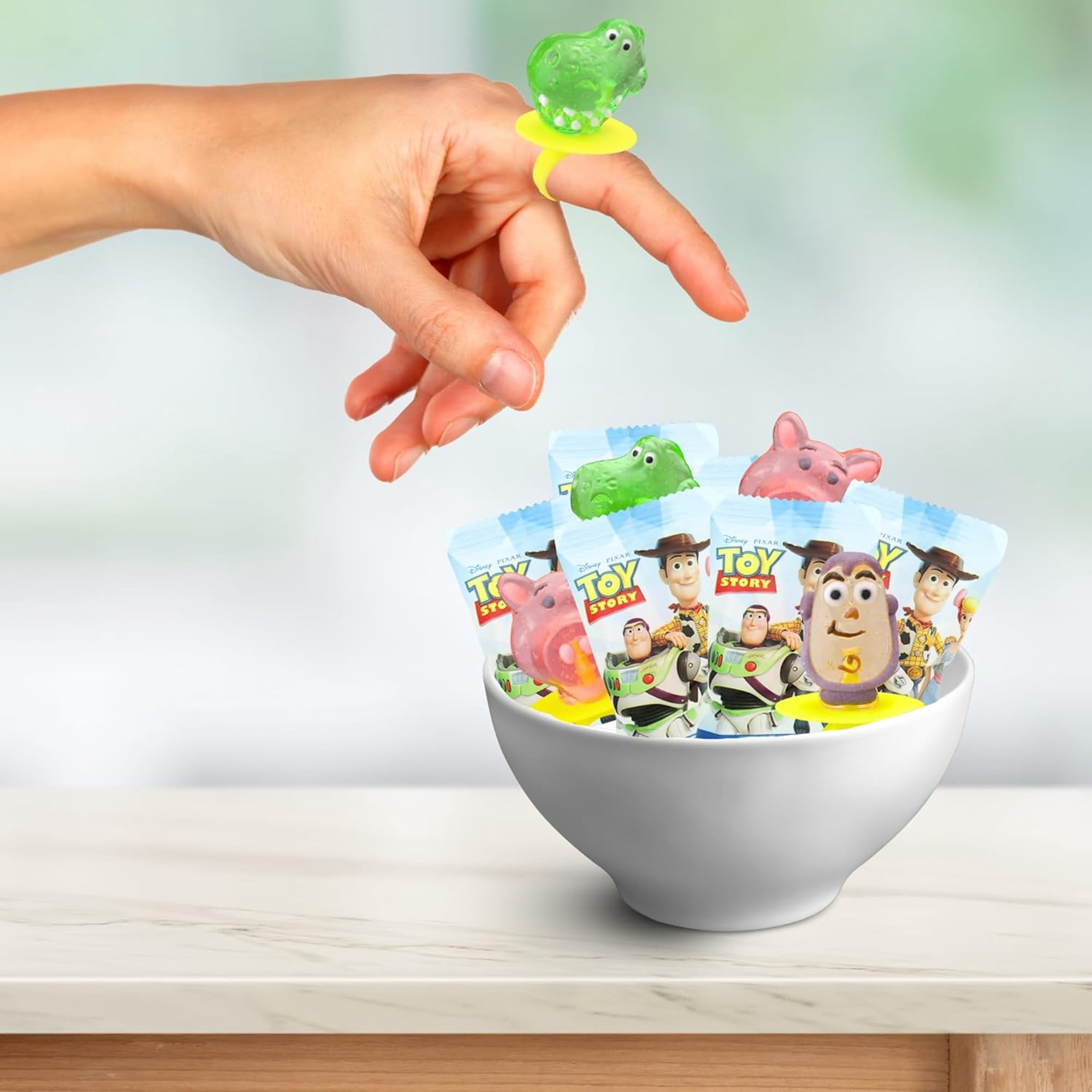 Imaginings 3 Toy Story Lollipop Rings, Rex and Buzz Lightyear, 7.61 Ounce Box, 18 Count