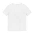 thumbnail image 5 of Top de Manga Larga de la Moda de los Niños de Color Sólido Cuello Redondo Suelto Y Casual Tops para el Uso Casual Diario, Interior, Regreso a Casa, Fiestas de Cumpleaños, Vacaciones, Fotografía, 5 of 5