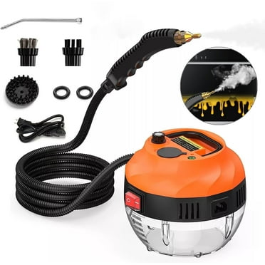 TOPCHANCES Steam Cleaner, 1500W Handheld High Temperature Pressurized Steamer for Home Use, with 3Pcs Brush Heads for Kitchen, Furniture, Bathroom, Car