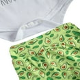 thumbnail image 4 of KEINXS Baby Girls Boys Avocado Printed Romper Tops Pants Summer Outfits, 4 of 5