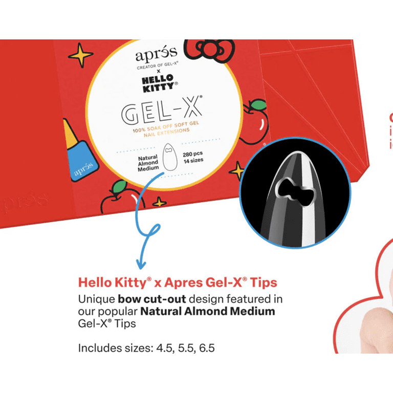 Hello Kitty® X Apres Gel-X® Nail Extension Kit - Walmart.com