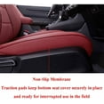 thumbnail image 6 of EKR CRV Seat Covers Custom Fit for Honda CR-V 2023 2024 2025 2026 Leather Car Seat Saver Full Set for Trucks SUV,Waterproof Car Seat Cushion,Faux Leather (Burgundy), 6 of 11