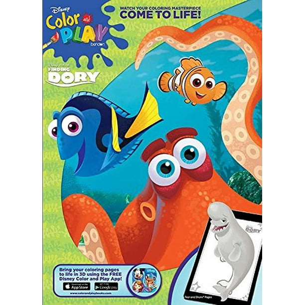 Disney Finding Dory Jumbo Coloring & Activity Book (2 Pack) Walmart