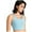 Light Blue, variant on Women's Sports Bra Sports Fitness Bra Yoga Running Bra Dry Wicking Bra Wireless Bras for Women Red M
