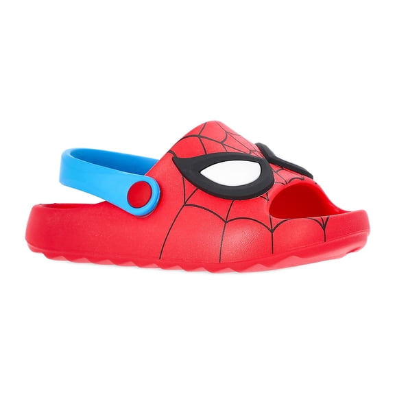 Spider Man Toddler Boys Slide Sandals with Back Strap