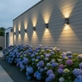 thumbnail image 5 of C Cattleya 8inch 2-Light Matte Black Aluminum Outdoor Wall Light, 5 of 9