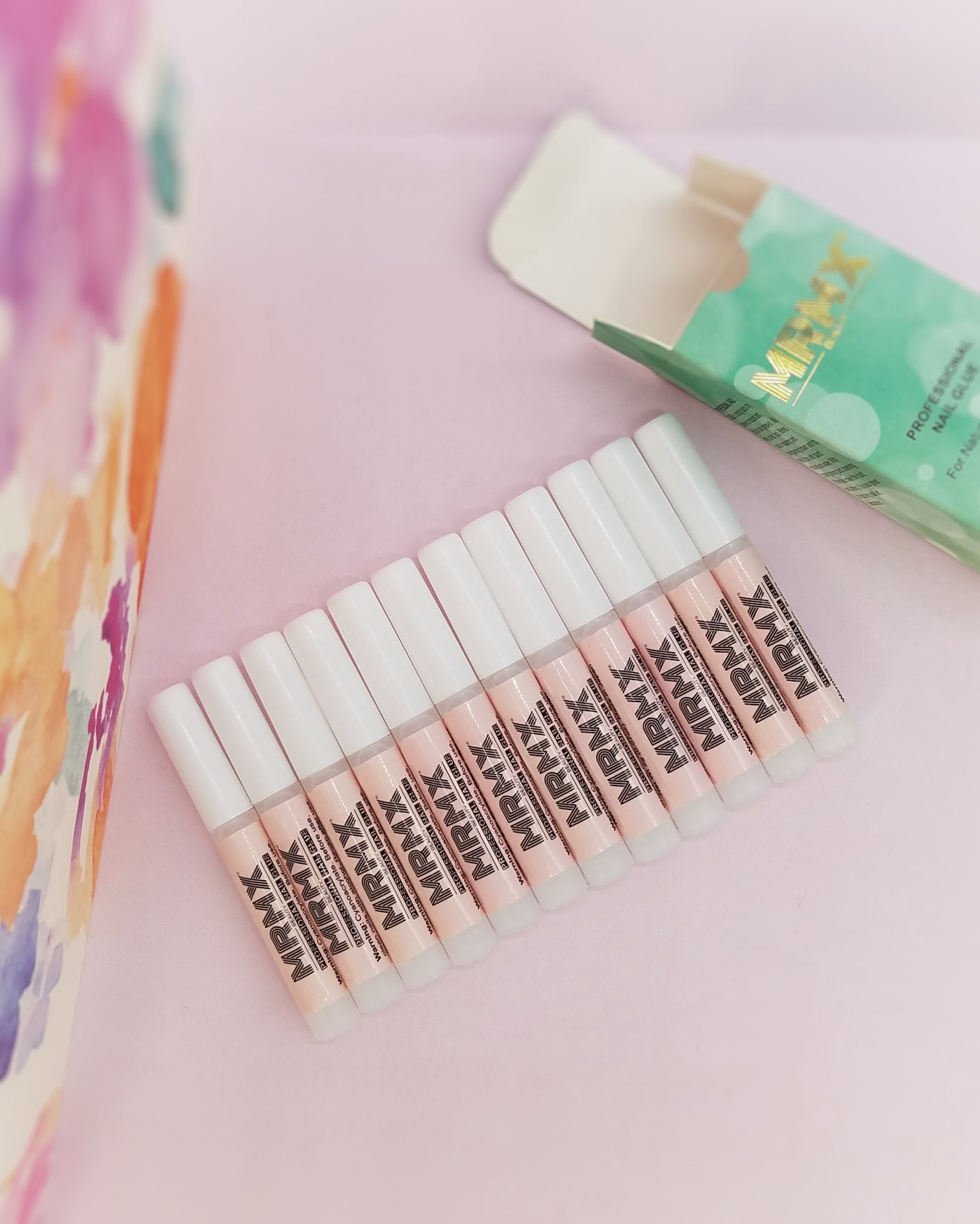 MRMX Professional Nail Glue, For Natural & Artificial Nails, Bonds in