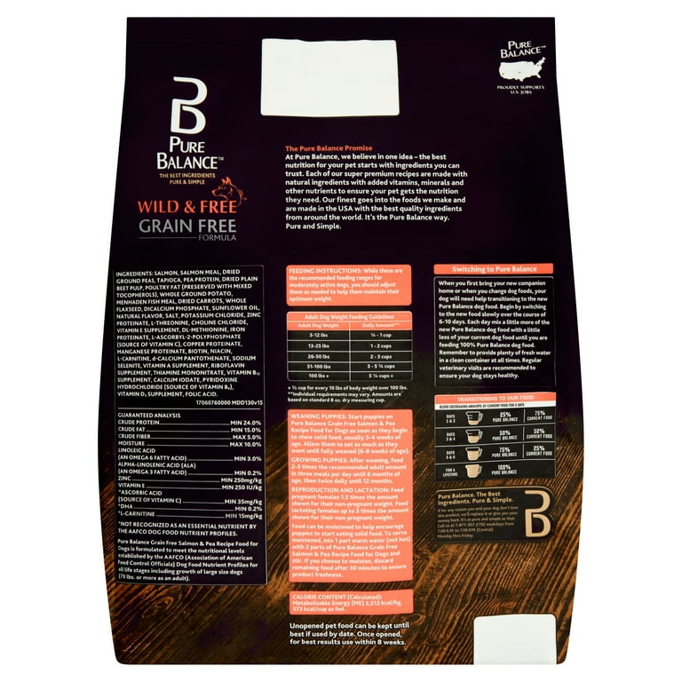 Pure balance wild and free grain free dog food 2025