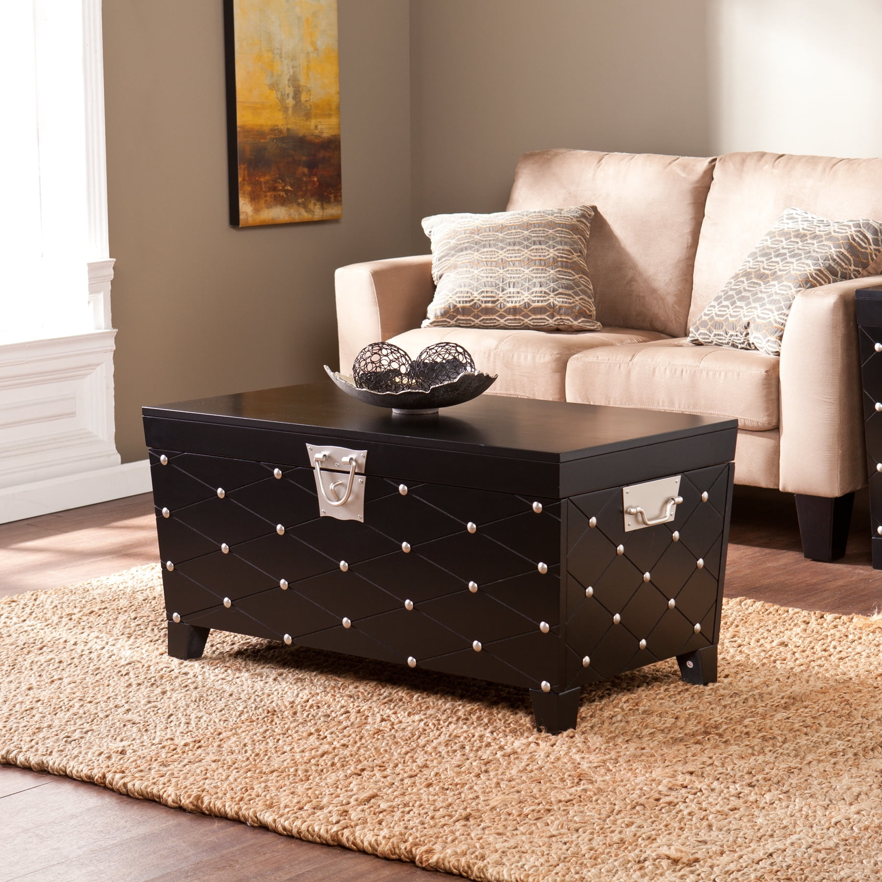 Southern Enterprises Amherst Trunk Coffee Table 