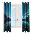 thumbnail image 3 of Aurora Starry Sky Modern Window for Living Room Curtains for Child Bedroom Kitchen Decor Blinds Drapes, 3 of 7