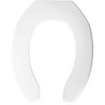 thumbnail image 4 of Bemis 1055SSC000 Elongated Plastic Open Front Less Cover Toilet Seat with Self-Sustaining Check Hinge, White, 4 of 4