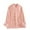 Hot Pink, variant on cfhntfmh Women Fluffy Pajama Tops Plush Button down Sleepwear Long Sleeve Warm Winter Coat Solid Ribbed Fuzzy Fleece Jacket（Pink,X-Large)