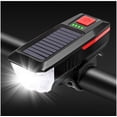 thumbnail image 1 of Headlights Bicycle With Horn Solar Energy Glare Night Ride Usb Charging Waterproof Everyday Bicycle Flashlight Equipment, 1 of 4