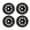 Black, variant on Yajisi 4pcs/set 1.9in Aluminum Alloy Beadlock Wheel Rims for Axial SCX10 90046 RC Crawler Car Parts Titanium