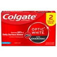 thumbnail image 6 of Colgate Optic White Whitening Toothpaste with Charcoal, Cool Mint, 4.2 oz, 2 Pack, 6 of 10