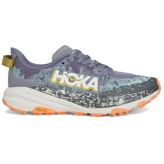 Hoka Women's Speedgoat 6 Sneaker, Grey Skies/Cosmic Grey, 7