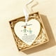 thumbnail image 5 of Adorno de corazón de vidrio marino hecho a mano, decoración oceánica, recuerdo de amistad, decoración colgante para árbol de Navidad, regalo con temática de playa para el hogar, celebración navideña,, 5 of 8