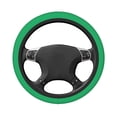 thumbnail image 3 of Kll Car Steering Wheel Cover, Universal 15 Inch, Soft Elastic And Comfortable,Car Accessories Decorations-Forestgreen, 3 of 7