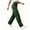 Green, variant on SwiftWear Women's High Waist Cargo Pants Elastic Waist with Button & Zipper, Multiple Utility Pockets Casual Outdoor Hiking & Streetwear Trousers