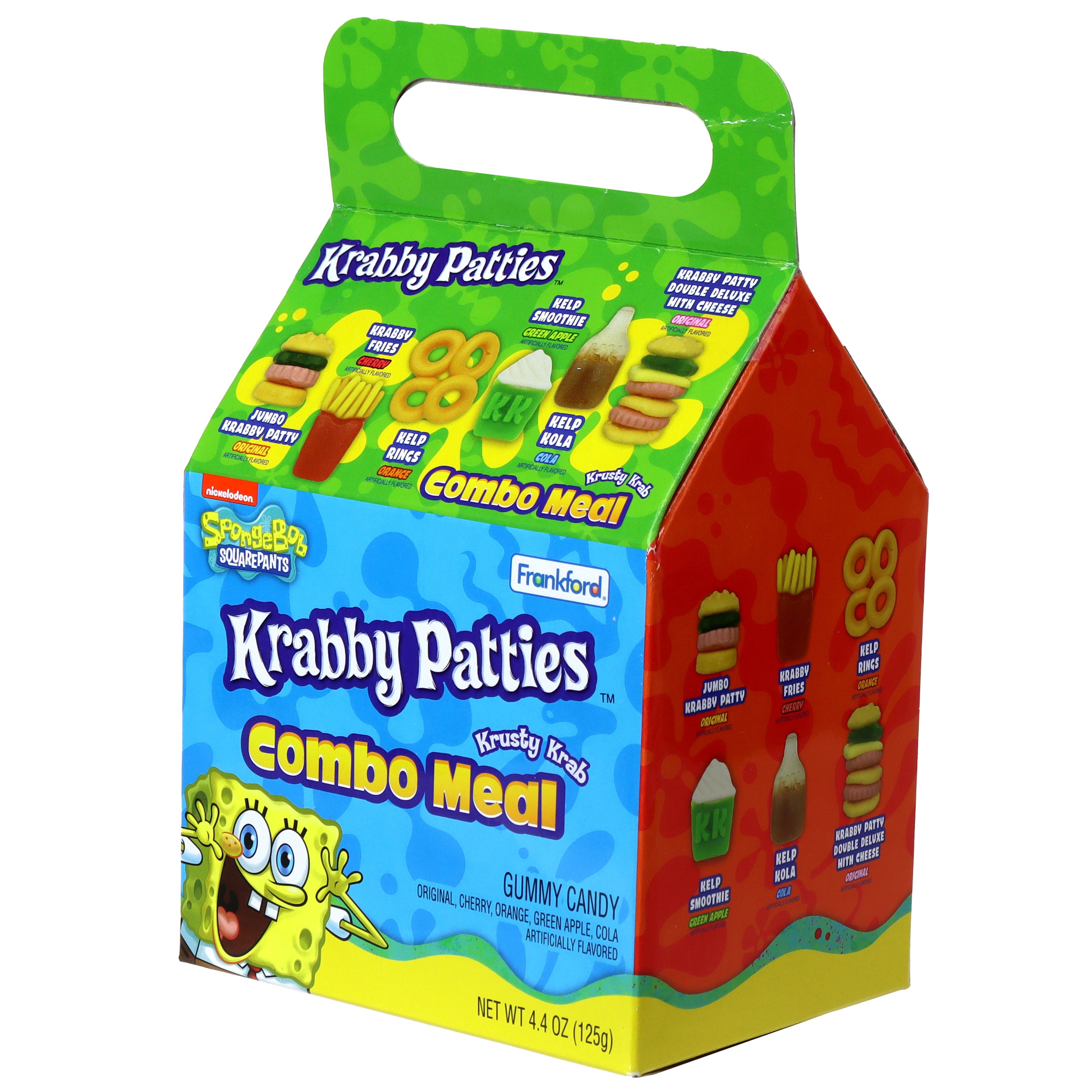 Krabby Patties Krusty Krab Gummy Candy Combo Meal by Frankford