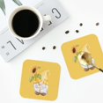 thumbnail image 5 of Balery 6 Pcs Sunflower Gnomes5leather Coasters Set, Drink Table Cup Coasters For Living Room Kitchen Coffee Decor, 5 of 9