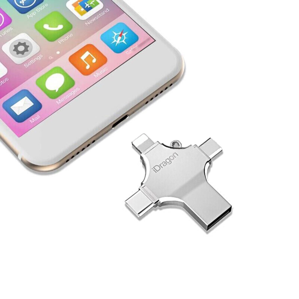 NEW 4 in 1 OTG USB Flash Drive Flash Memory USB Stick TypeC For Apple