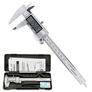 Digital Caliper 6 Inch 150mm Stainless Steel Electronic Vernier Caliper Measuring Tool  with LCD Display Inch / mm Conversion