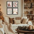 thumbnail image 4 of Hieng Vintage Christmas Wall Decor,Trendy Christmas Retro Posters for Room, Santa Snowman Deer Nutcracker Xmas Wall Art Prints for Living Room Kitchen Bedroom Office Set of 4 Unframed, 4 of 6