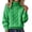 Green, variant on longantii Womens Long Sleeve Cable Knit Sweater Turtleneck Loose Casual Chunky Knit Warm Winter Pullover Tops