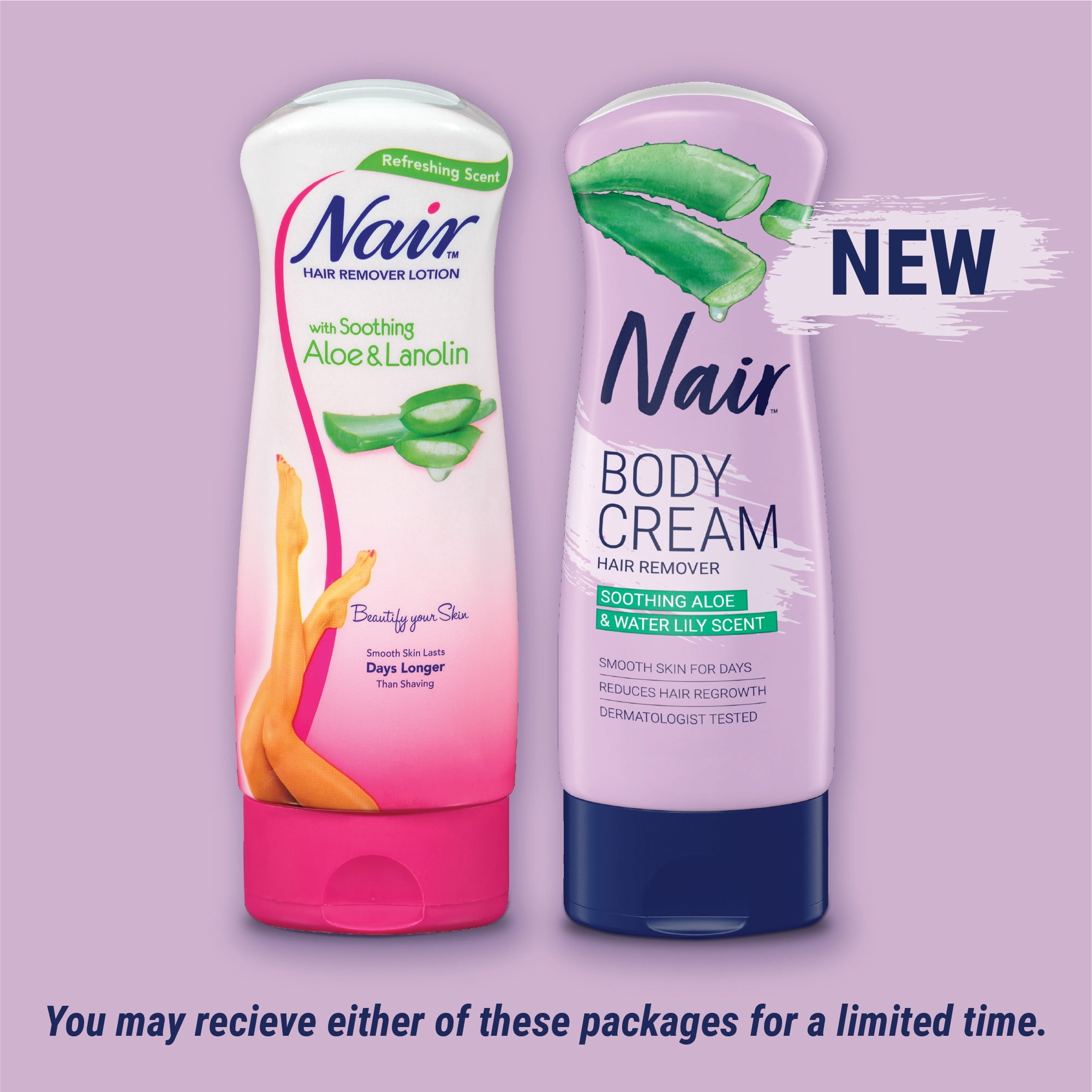 Nair Hair Removal Body Cream with Softening Baby Oil, Leg and Body Hair  Remover 