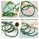 thumbnail image 2 of Guirnalda artificial LIOOBO de 7,5 m con follaje verde y hojas de enredadera simulada para bodas, fiestas, ceremonias y diademas DIY., 2 of 7