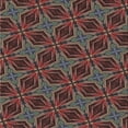 thumbnail image 1 of Ahgly Company Indoor Square Patterned Red Novelty Area Rugs, 7' Square, 1 of 6