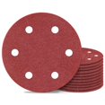 thumbnail image 1 of Awutzut 9 Inch 6 Hole Sanding Discs 60 Grit Hook and Loop for Drywall Sander 12PCS, 1 of 7
