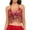 Red, variant on FAWUUDO Women's Belly Dance Tops Sequin Bra Tassel Top Chest Party Club Wear Bras Top Dancing Sparkly