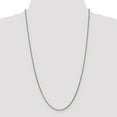 thumbnail image 2 of 14K White Gold 1.8mm Solid Diamond Cut Spiga Chain 24 Inch, 2 of 6