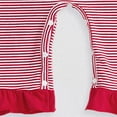 thumbnail image 4 of mgoYE Baby Girl Valentines Outfit Newborn Long Sleeve Onesie Letter Print One Piece Jumpsuit Romper Cute Spring Clothes(Red,3-6 Months), 4 of 7