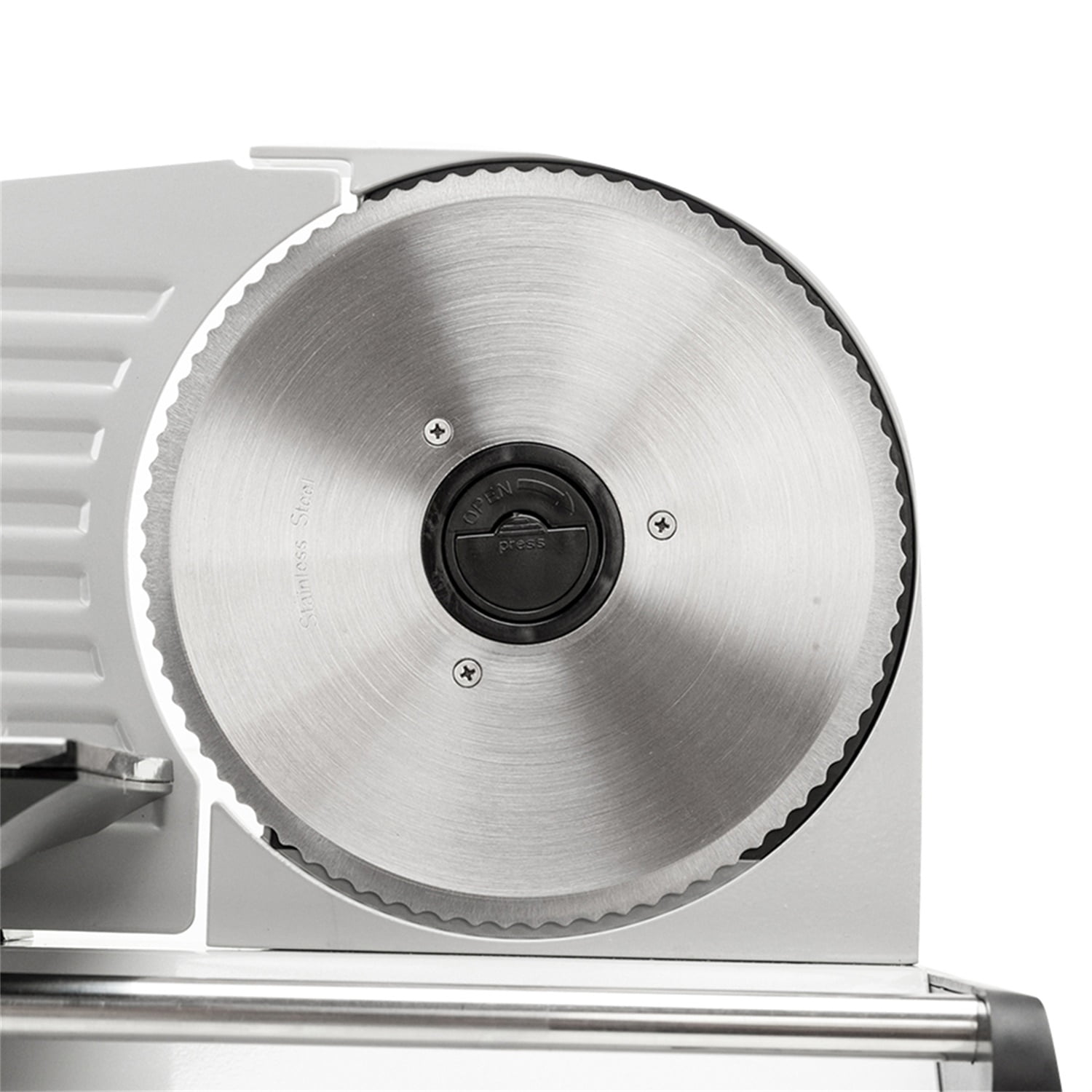 Kadyn 110V/150W 7.5" Semi-automatic Gear Cutter Deli Food Machine Home Deli Food Slicer, Electric Meat Slicer, Gray Kadyn 110V/150W 7.5" Semi-automatic Gear Cutter Deli Food Machine Home Deli Food Slicer, Electric Meat Slicer, Gray
