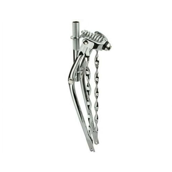 Alta Straight Classic 26" Spring Fork 1" With Flat Twisted Bars Steel Bicycle Chrome .