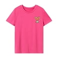 thumbnail image 1 of Camiseta para mujer, camiseta básica informal de verano para acampar, senderismo, regalo del día de San Valentín L, 1 of 7