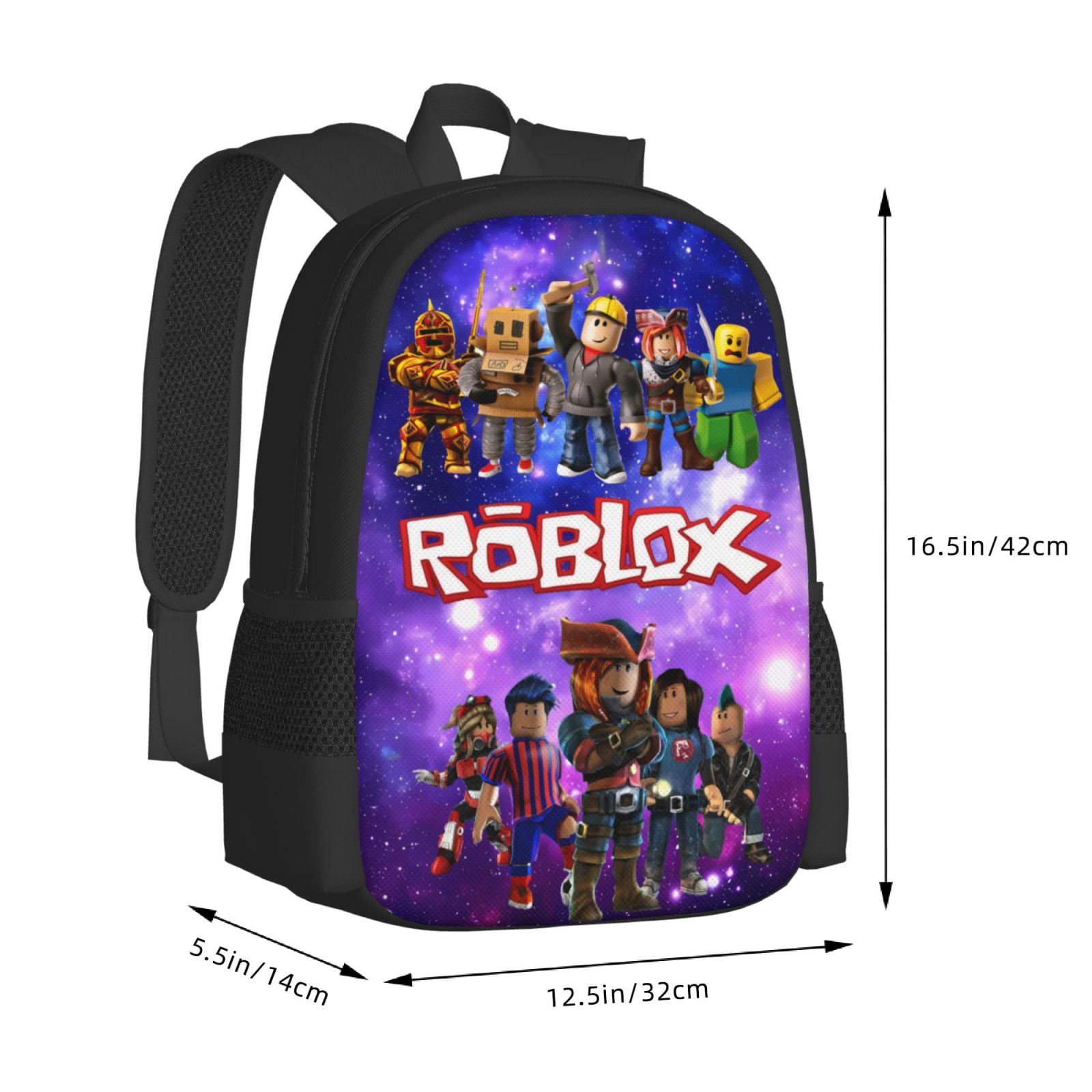 Roblox Backpack Cute back pack Laptop Bag Large Capacity Lightweight Travel Work Hiking Daypack for Men Women