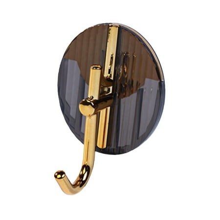 

Bathroom Coat Hook Multipurpose Acrylic Robe Hook for Bedroom Bathroom Hats Black